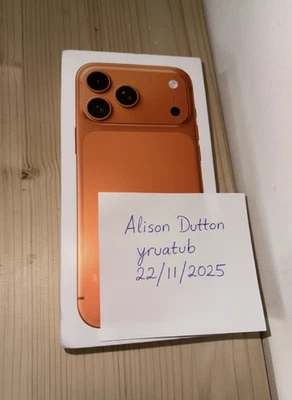 iPhone 17 Pro Max 1tb Open to All Networks Orange - Image 1 of 2