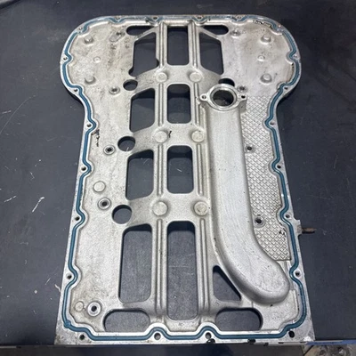 Cacerola de aceite superior Ford 6,0 L Powerstroke F250 F350 F450 Super Duty 1843446C1 aluminio Foto 1 de 3