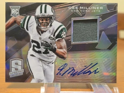 2013 Panini Spectra - Rookie Autographs Dee Milliner Signature Materials /20 - Image 1 of 2