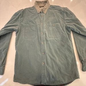 RedHead XLT Outdoor Shirt Green Button Down Plaid Flannel Lined Workwear - Picture 1 of 13