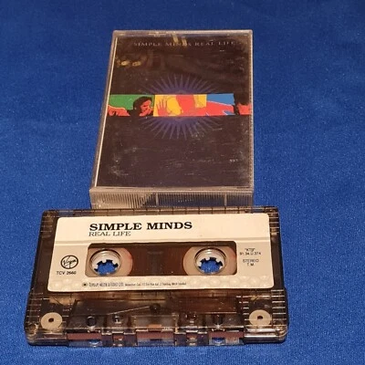 Retro Simple Minds Real Life Tape Cassette  - Image 1 of 4