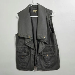 Democracy Army Green Cargo Vest. Women's Size Medium.  - Picture 1 of 5