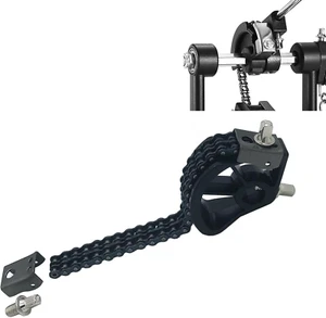 Bass Drum Foot Pedal Chain Sprocket Cam Bracket Parts Double Chain Drive Connect - Picture 1 of 12