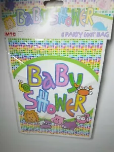 4 Packs of 32 Baby Shower Loot Bags Kids Party Favors Supplies Gift Bags Decor - Picture 1 of 8