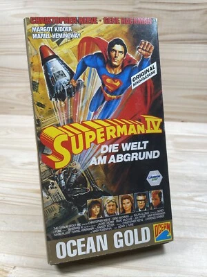 VHS Kassette • Superman IV - Die Welt am Abgrund - Margot Kidder, M. Hemingway - Bild 1 von 3
