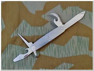 WW2 US Army Multifunctional Stainless Steel Pocket Knife - Repro - Picture 1 of 7