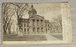 Postal State Capital Concord New Hampshire NH - Imagen 1 de 2