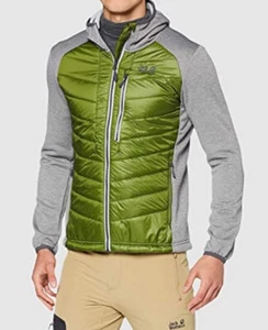 Jack Wolfskin Men's Skyland Crossing Windproof Insulated Jacket, Cypress, S - Picture 1 of 6