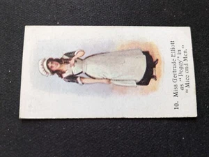 1916 Player's Past & Present Card # 10 Miss Gertrude Elliott (VG/EX) - Picture 1 of 3