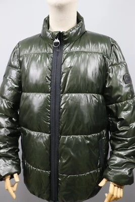 BARBOUR International Act Quilted 2024 Fibre Down Puffer Green Mens Jacket Sz L - Image 1 of 4