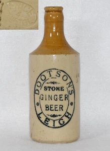 Ginger Beer Bottle Dootson's Leigh (7 1/2") - Picture 1 of 8