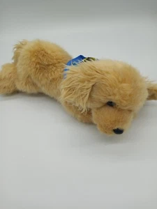 Pequeños Brownies Girl Scouts 13" de largo dorado cachorro peluche animal de peluche bronceado en buen estado - Imagen 1 de 3