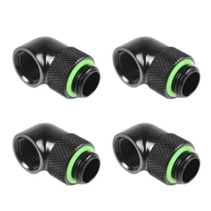 Barrow G1/4 Male Rotary to 90 Degree Female Angle - Black (4 Pack) - Picture 1 of 5