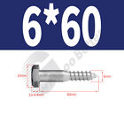 Hex Head Self Tapping Screws M6~M12 A2 Stainless Steel Hexagon Hex Head Tappers