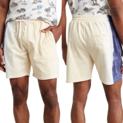 Nordstrom Sovereign Code Ryker Shorts Ecru Navy Size Large Drawstring Elastic L - Image 1 of 4