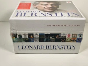 LEONARD BERNSTEIN The Remastered Edition SONY CLASSICAL 100 CD BOX NEW SEALED - Picture 1 of 8
