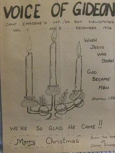 Voice of Gideon (Camp Imadene) British Columbia 1976 Jesus people Jesus paper - Picture 1 of 6