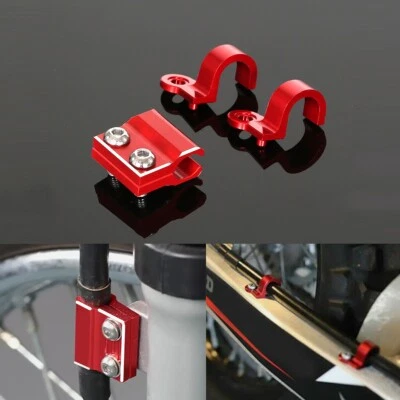 Kit de abrazadera guía de línea de manguera de freno CNC para HONDA CR80R CRF250L CRF300L Foto 1 de 4