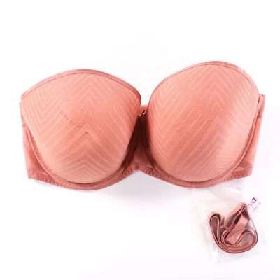 Novo Sutiã Freya Personalizado Tamanho 36G Sem Alças Moldado Acolchoado Multivias 401109 Novo com etiquetas - Imagem 1 de 4