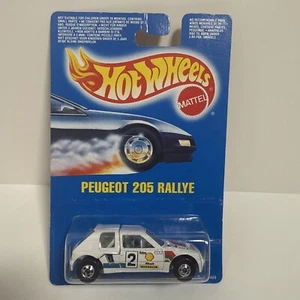 Hot Wheels Peugeot 205 Ralllye International No#(US# 105) Shell #2 Blue Card - Bild 1 von 8