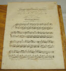 1833 Antique SHEET MUSIC - THIRD CALISTHENIC RONDO