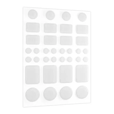 Gummipuffer selbstklebend transparent Set Gummifüße Anschlagpuffer 36 Stück - Bild 1 von 4