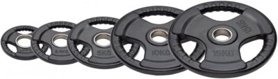 Diamond DISCO OLIMPIONICO IN GHISA GOMMATA foro Ø 50 mm. da 1,25 a 25 kg
