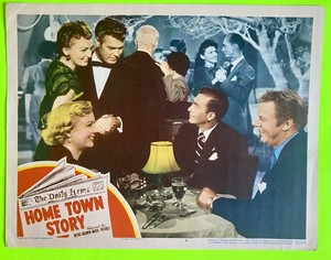 Home Town Story ~ Lobby Card ~ 1951 ~Jeffrey Lynn ~ Marjorie Reynolds