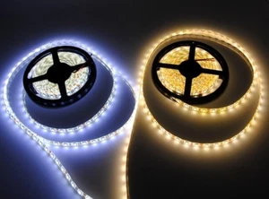 12V LED SMD 5050 Streifen Stripe Warmweiss Kaltweiss Leiste Band dimmbar 30W 5M - Picture 1 of 13