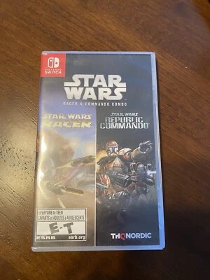 Star Wars Racer and Commando Combo Nintendo Switch Game- SEALED - Image 1 of 2