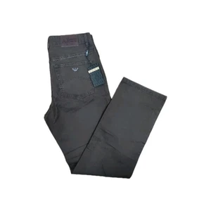Georgio Armani Jeans Size 33  I/L 33in Brown 5 pocket Straight Leg BNWT - Picture 1 of 7