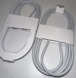 Two OEM iPhone 15 & 16 Pro Max Fast Charging USB Type-C Cable Original Woven. - Photo 1 sur 5