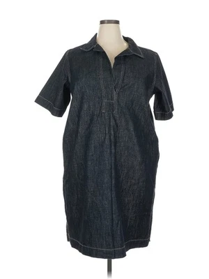 Ralph Lauren Black Label Women Gray Casual Dress 2X Plus - Image 1 of 4