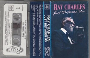 RAY CHARLES JUST BETWEEN US CASSETTE TAPE YUGOSLAVIA BLUES - Picture 1 of 1