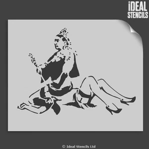 Banksy Lesbianas Reina Victoria Decoración Hogar Craft Plantilla Reutilizable - Imagen 1 de 7
