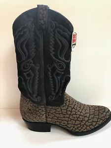 Rudel Bullskin Leather Western Boots Men's black size - 9-1/2E - Picture 1 of 10