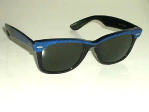 VINTAGE B&L RAY-BAN L1723 MULTI-CLR BLUE STREET NEAT WAYFARER 5022 SUNGLASSES - Picture 1 of 7