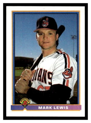 1991 Bowman  #70 Mark Lewis - Cleveland Indians - Image 1 of 2
