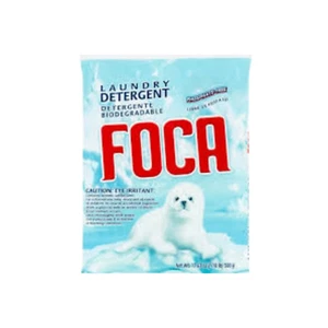 Detergente en polvo Foca 1,10 lb fórmula biodegradable de limpieza profunda para lavandería - Imagen 1 de 3
