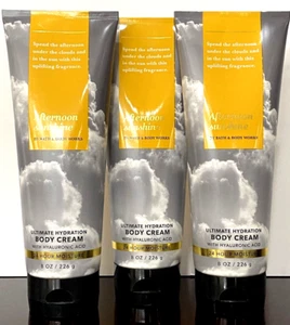 Bath & Body Works Lot of 3 AFTERNOON SUNSHINE Body Creams New & Rare - Picture 1 of 3