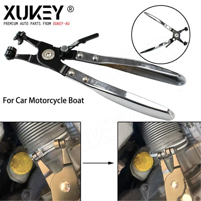 45° Water Pipe Hose Clip Pliers Clamp Swivel Drive Jaw Locking Removal Tool - image 1 of 4