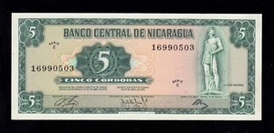 F.C. NICARAGUA , 5 CORDOBAS 1972 , P.122 , S/C . - Imagen 1 de 2