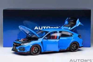 Honda Civic Type R (FK8) RHD Racing Blue Pearl modelo 2021 1/18 de AUTOart 73224 - Imagen 1 de 17