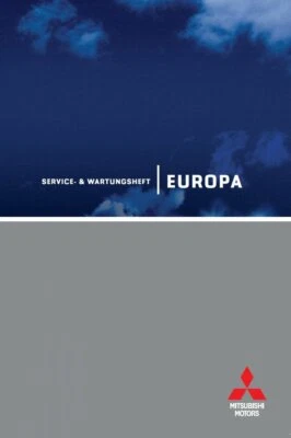 Libretto di servizio tedesco Mitsubishi 20 pagine - Immagine 1 di 4