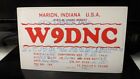 amateur ham radio QSL postcard W9DNC Phillip E. Young 1964 Marion Indiana