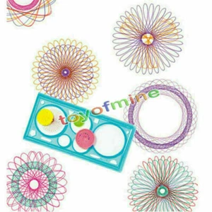 Classic spirograph Design Early Learning Creative Educational Toy Drawing Ruler - Picture 1 of 4