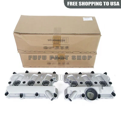 Cubiertas de válvula de motor izquierda y derecha OEM con junta para Audi A5 A6 Q7 S4 S5 VW 3.0T Foto 1 de 4