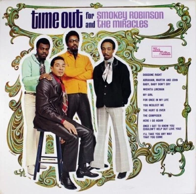 SMOKEY ROBINSON Time Out For Smokey Robinson & The Miracles LP Tamla Motown 1969 - Image 1 of 4