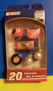 Christmas Nascar Ornaments Mini Collectable 20 Home Depot Trevco New - Picture 1 of 4