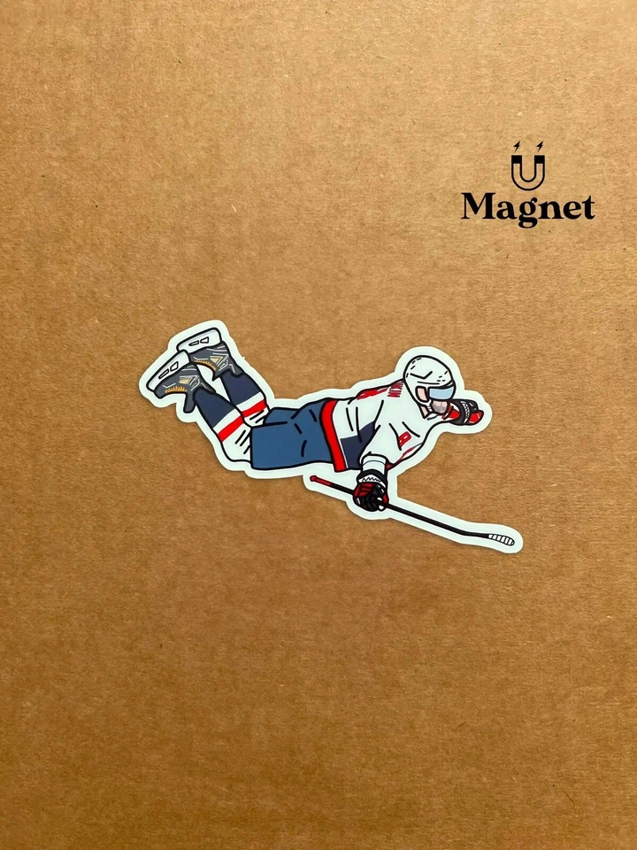 Washington Hockey | Alexander Ovechkin (Record Celebration) | Fridge Magnet Foto 1 de 2